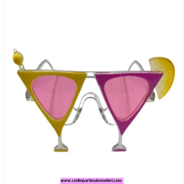 Kokteyl Bardak Gözlük 